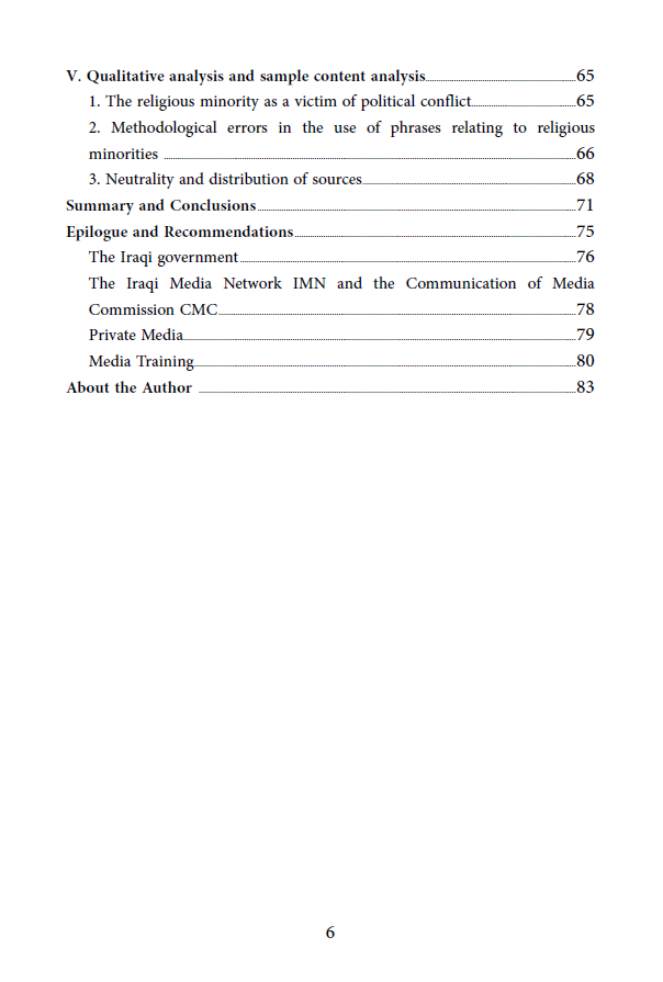 Our Religious Diversity (Media and Minorities Issues in Iraq) - Saad Salloum