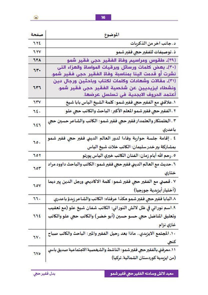 معبد لالش  وسادنه الفقير حجي فقير شمو ( التاريخ المعاصر) - بدل فقير حجي