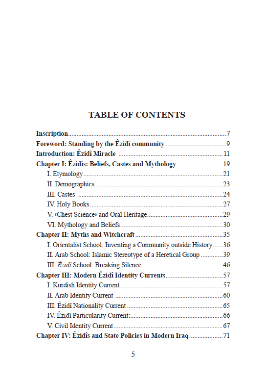 Êzidîs in Iraq (Memory, Beliefs and Current Genocide) - Saad Salloum