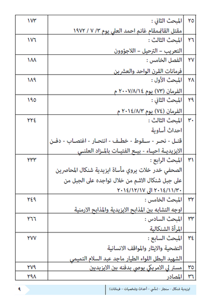 أيزيدية شنكال (سنجار)، (مآسي - أحداث وشخصيات - فرمانات ؛ من سنة ١٨٧٦ الى سنة ٢٠١٦م) - ممتاز حسين سليمان خلو